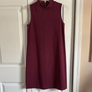 Adrienne Vittadini Sleeveless Wine Dress